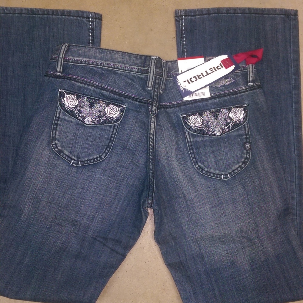 Petrol Lola boot cut jeans